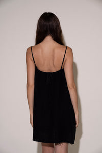Cami Tie Back Dress - Black