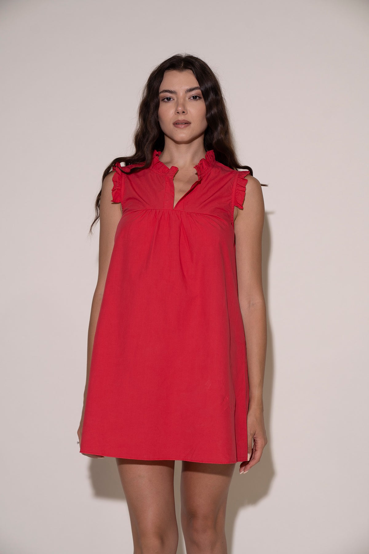 Kat Dress - Stem Red