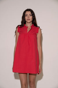 Kat Dress - Stem Red