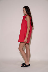 Kat Dress - Stem Red