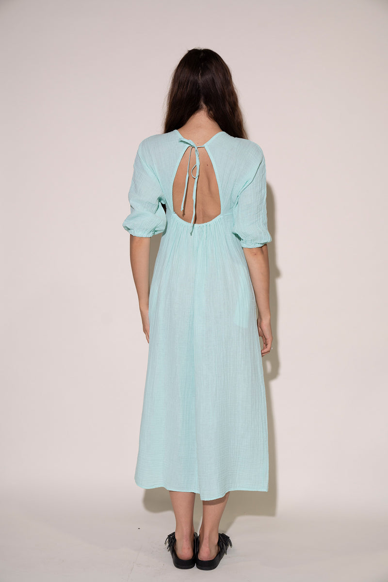 Daphne Dress - Aqua