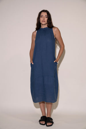 Vanessa Dress - Dusty Blue