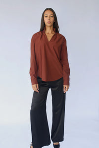 STARKx Fall 2023 Miles Top Chocolate Front