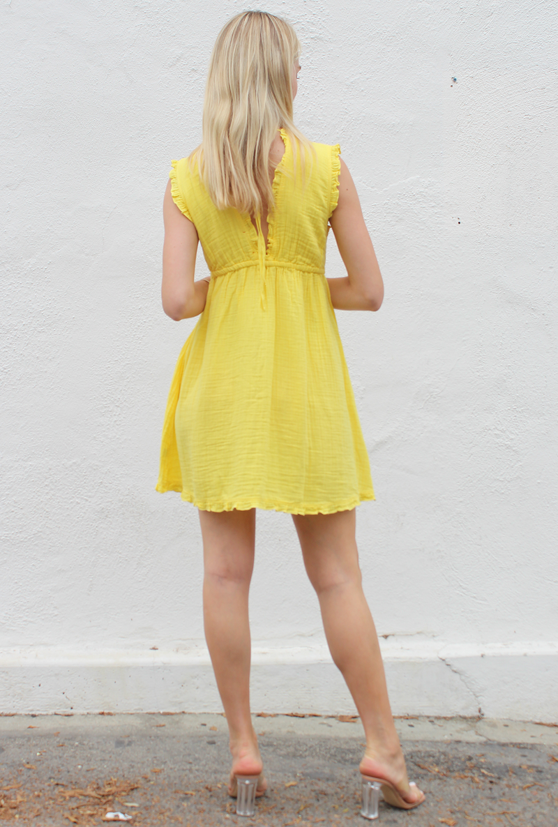 Cutie Dress - Bright Yellow - STARKx