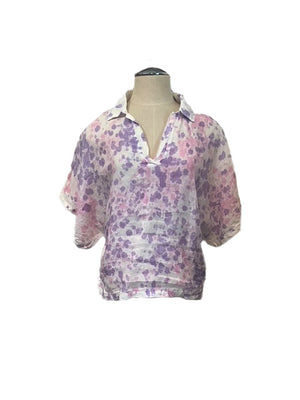 Jojo Shirt - Lavender Dot Tie Dye