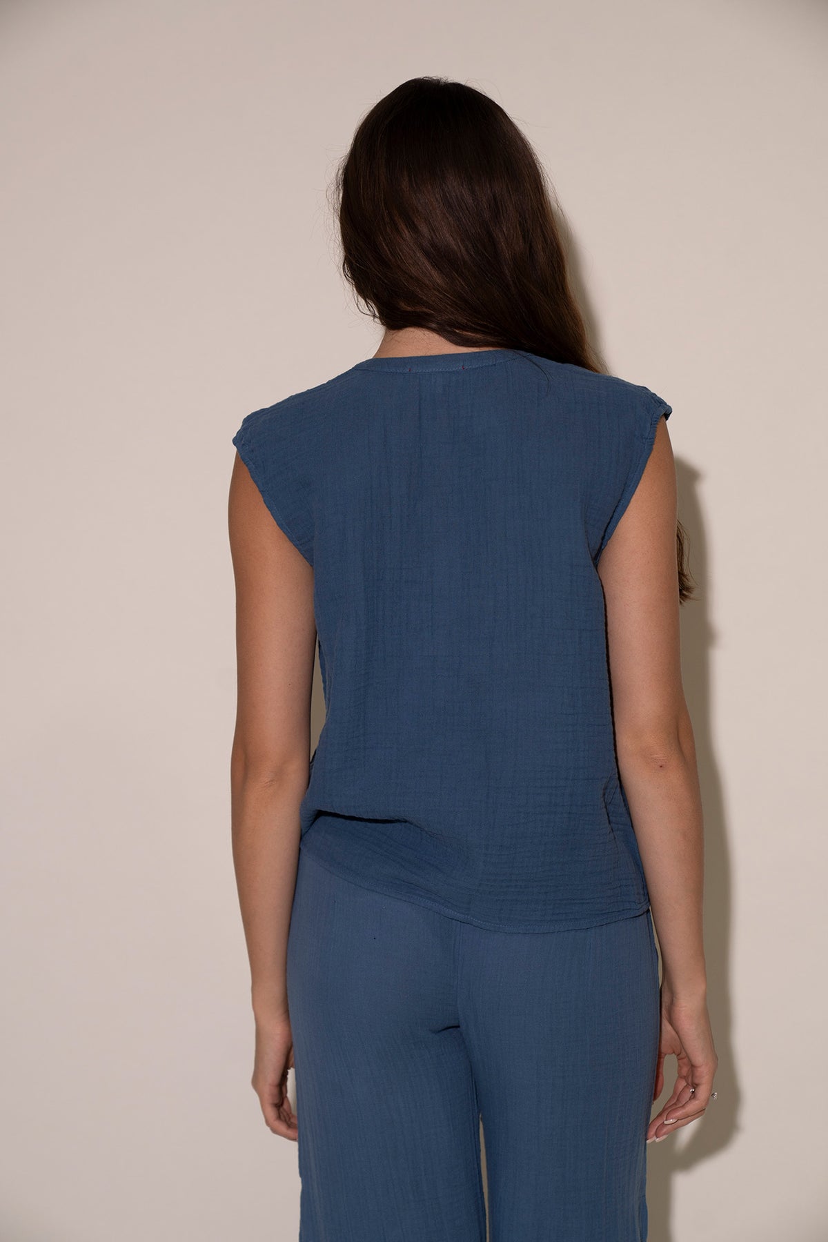 Mila Top - Dusty Blue