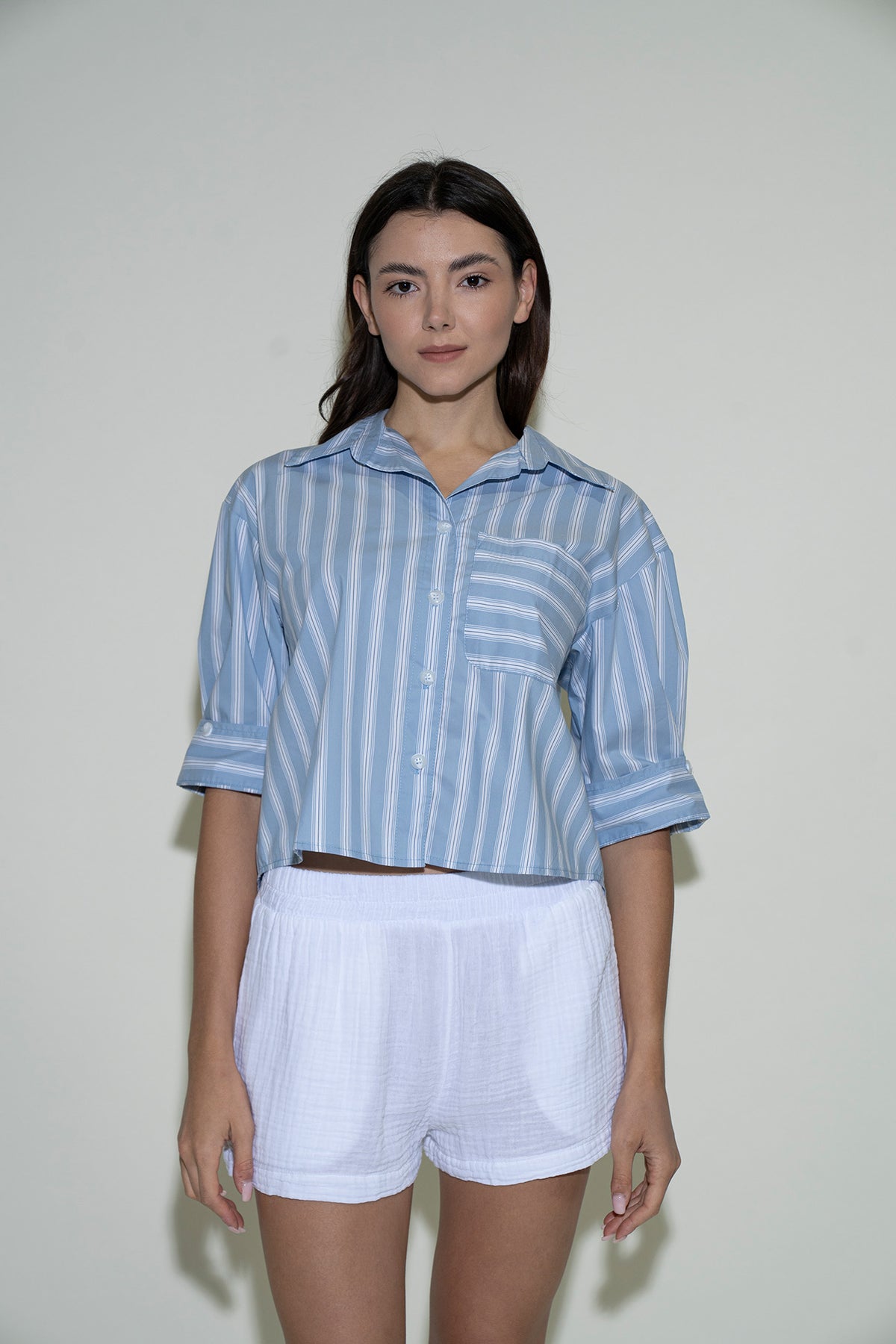 Aura Top - Bluey Stripe