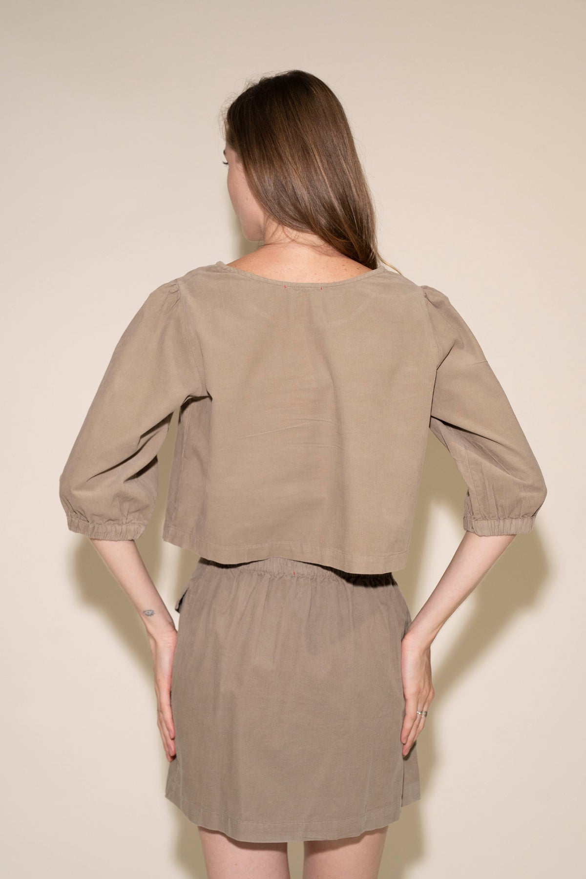 Poppy Top - Olive