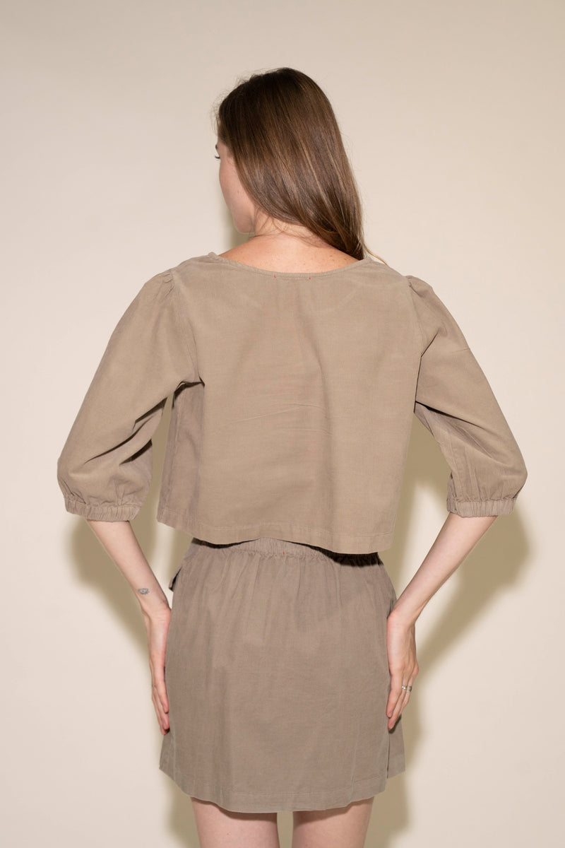 Poppy Top - Olive