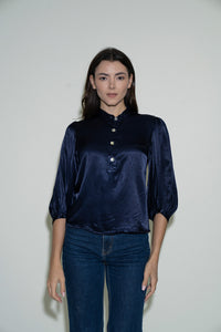 Hazel Top - Navy