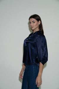 Hazel Top - Navy