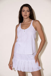 Chase Tank - White