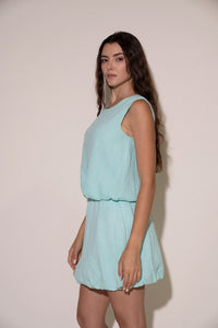 Bubble Top - Aqua