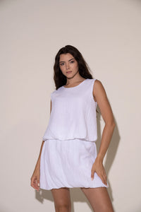Bubble Top - White