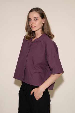 Abe Top - Plum
