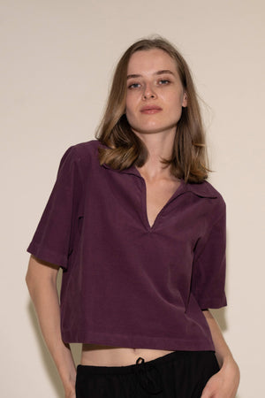 Ally Top - Plum
