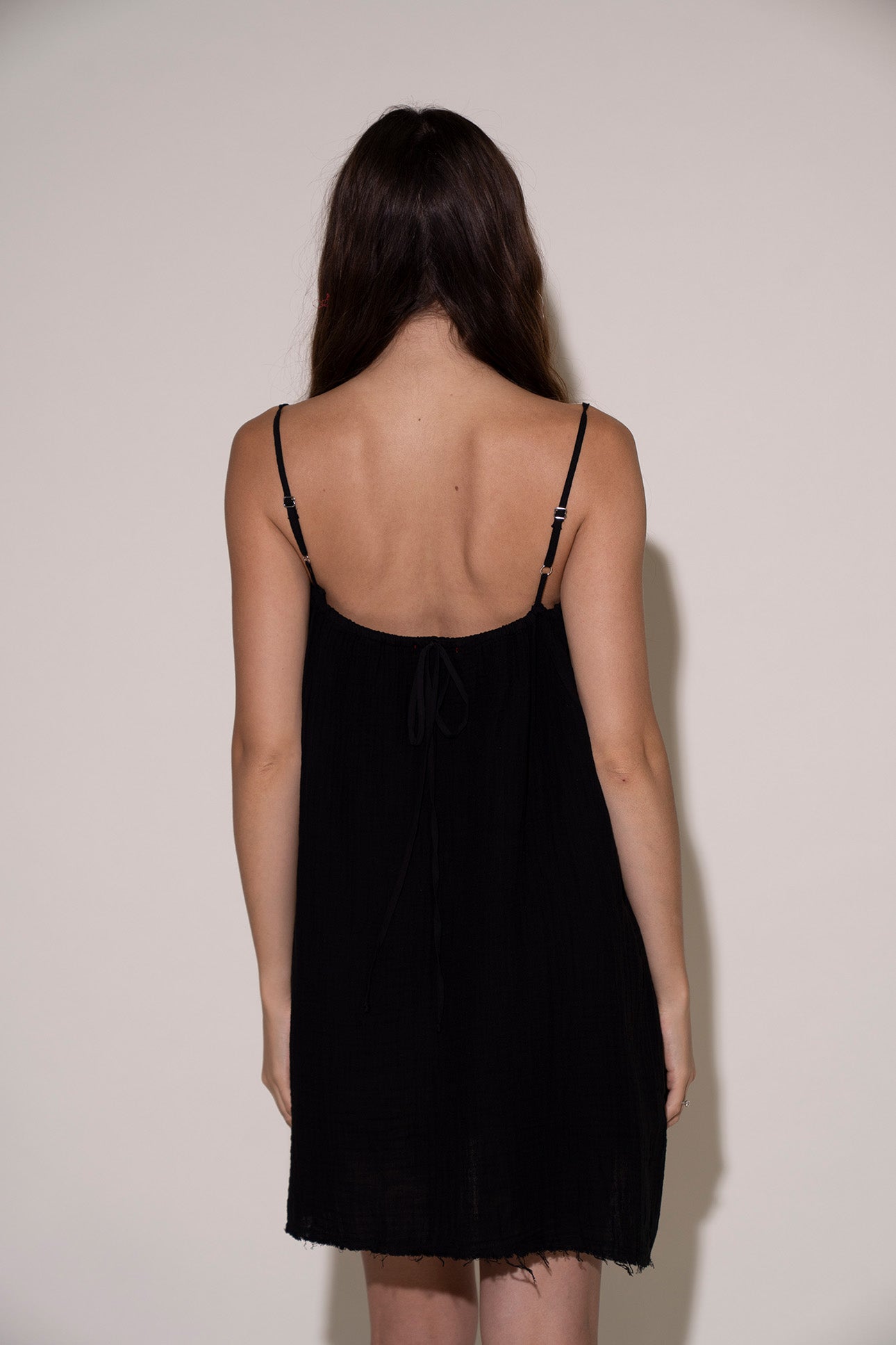 ruched tie backless cami dress Women's Dresses Ruched Tie Backless Cami Dress at Amazon Women's Clothing store
