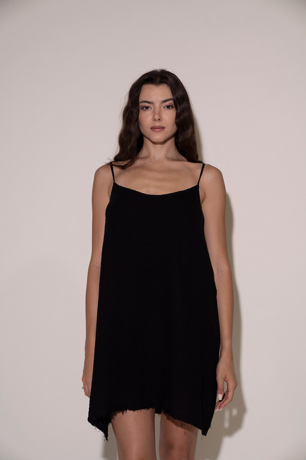 black dress cami Petal and Pup Women's Midi making it perfect for parties or formal events Aloha Cami Dress, Black
