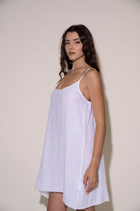 Cami Tie Back Dress - White