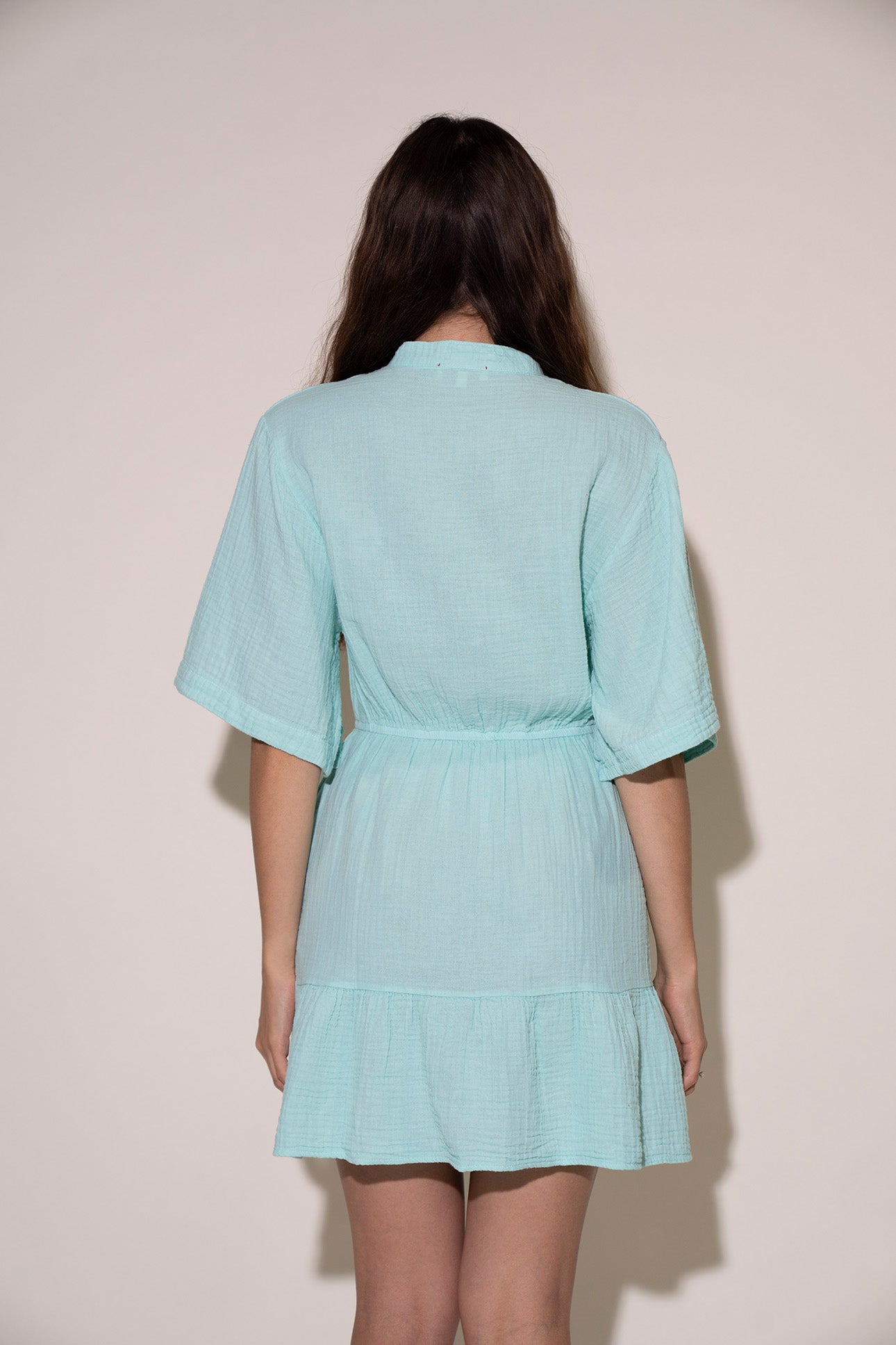 Asher Dress - Aqua Aqua / MD / 2387xCSOL SU25 Asher Dress - Aqua Aqua / MD / 2387xCSOL SU25