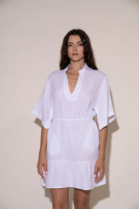 Asher Dress - White