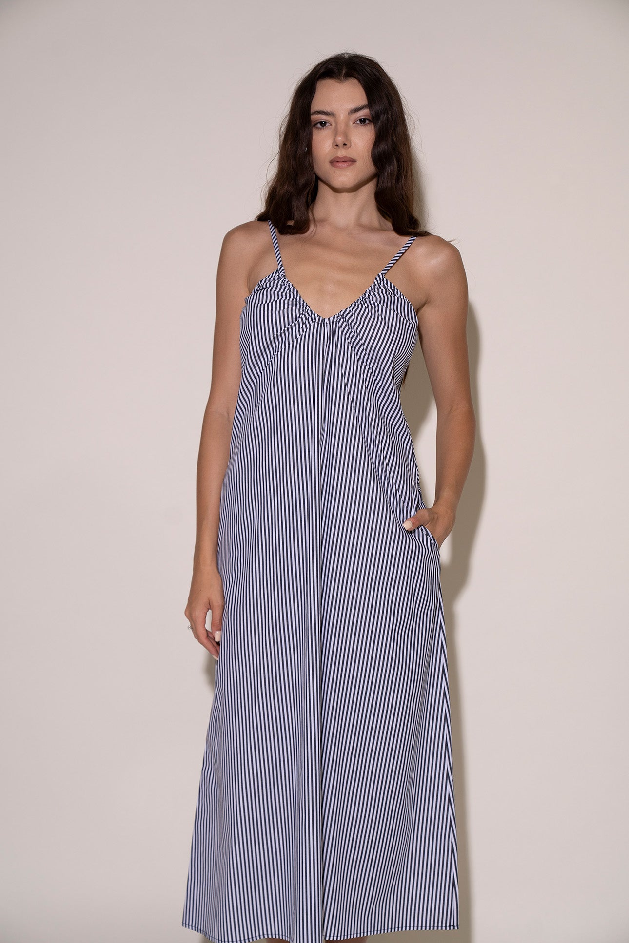 パーティードレス Ginger Silk-Blend Dress PINKO LONG SILK-BLEND CREPE DRESS | REVERSIBLE