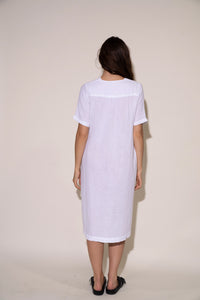 Nicola Dress - White
