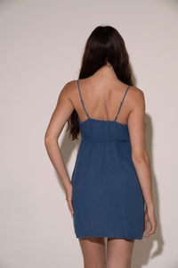 Joni Dress - Dusty Blue