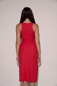 Lynn Dress - Stem Red