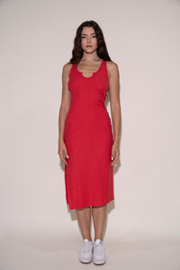 Lynn Dress - Stem Red