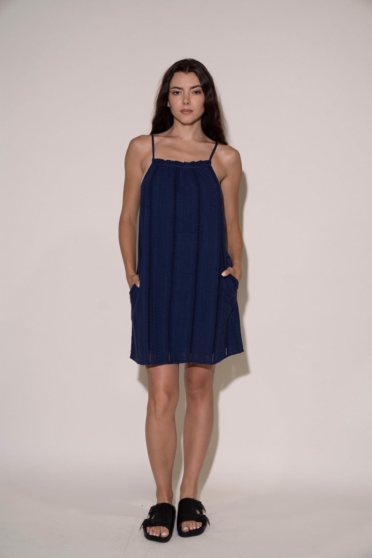 Piper Dress - Navy