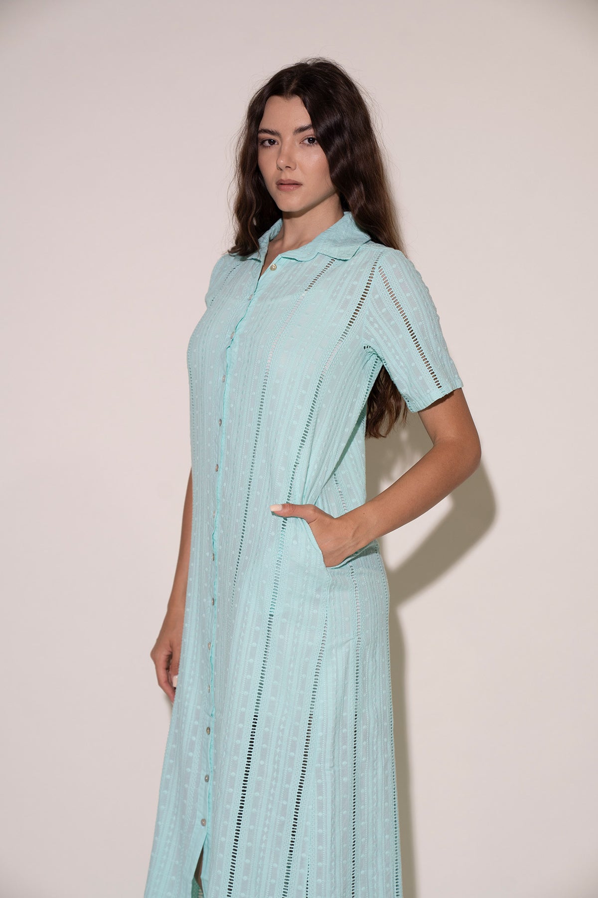 Marianne Dress - Aqua