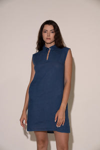 Maren Dress - Dusty Blue