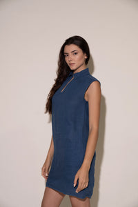 Maren Dress - Dusty Blue