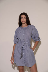 Kara Dress - Black/White
