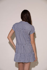 Brie Dress - Black/White