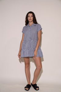 Brie Dress - Black/White