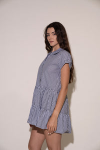 Brie Dress - Black/White