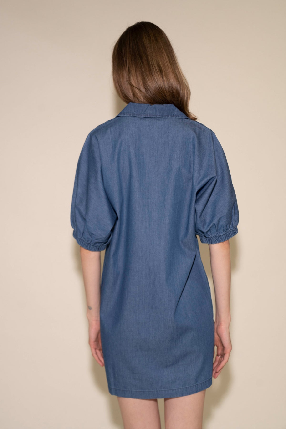 standard grace denim dress Standard Grace | Dresses | Standard Grace Blue Buttonup Distressed Denim Dress Size Large Coastal