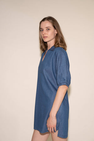 Grace Dress - Light Denim