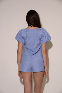 Willow Shorts - Navy/White