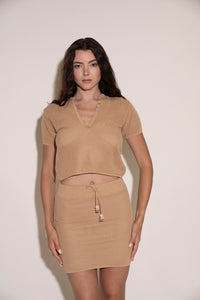 Winnie Skirt - Taupe