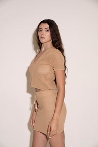 Winnie Skirt - Taupe