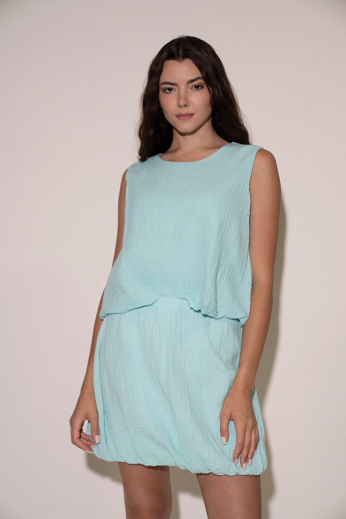 Bubble Skirt - Aqua
