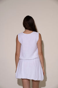 Bubble Skirt - White