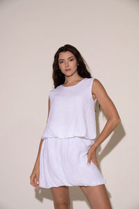 Bubble Skirt - White