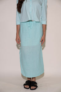 Bayley Skirt - Aqua