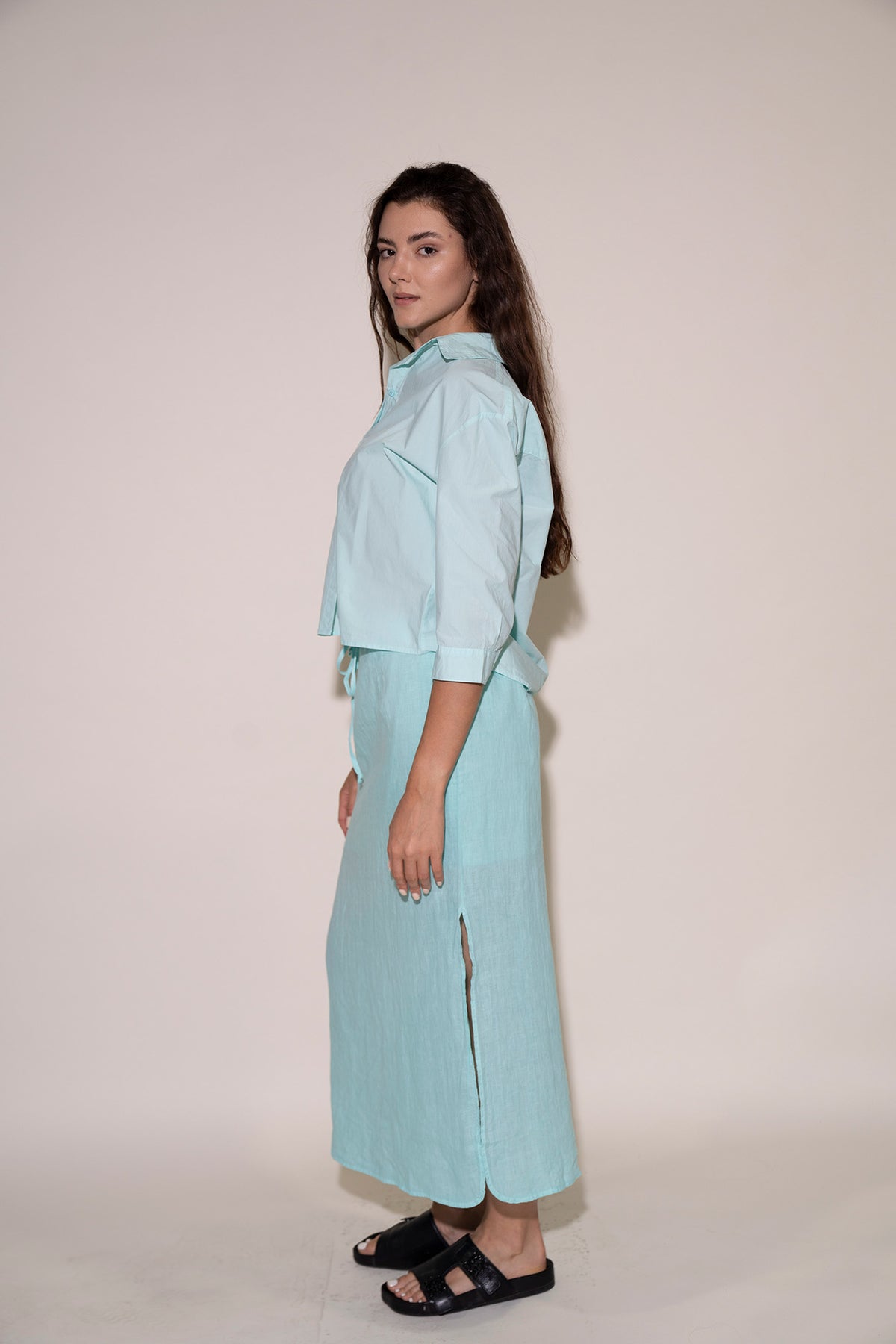 Bayley Skirt - Aqua