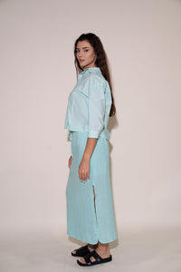 Bayley Skirt - Aqua