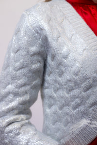 Elias Jacket - Natural & Silver Metallic